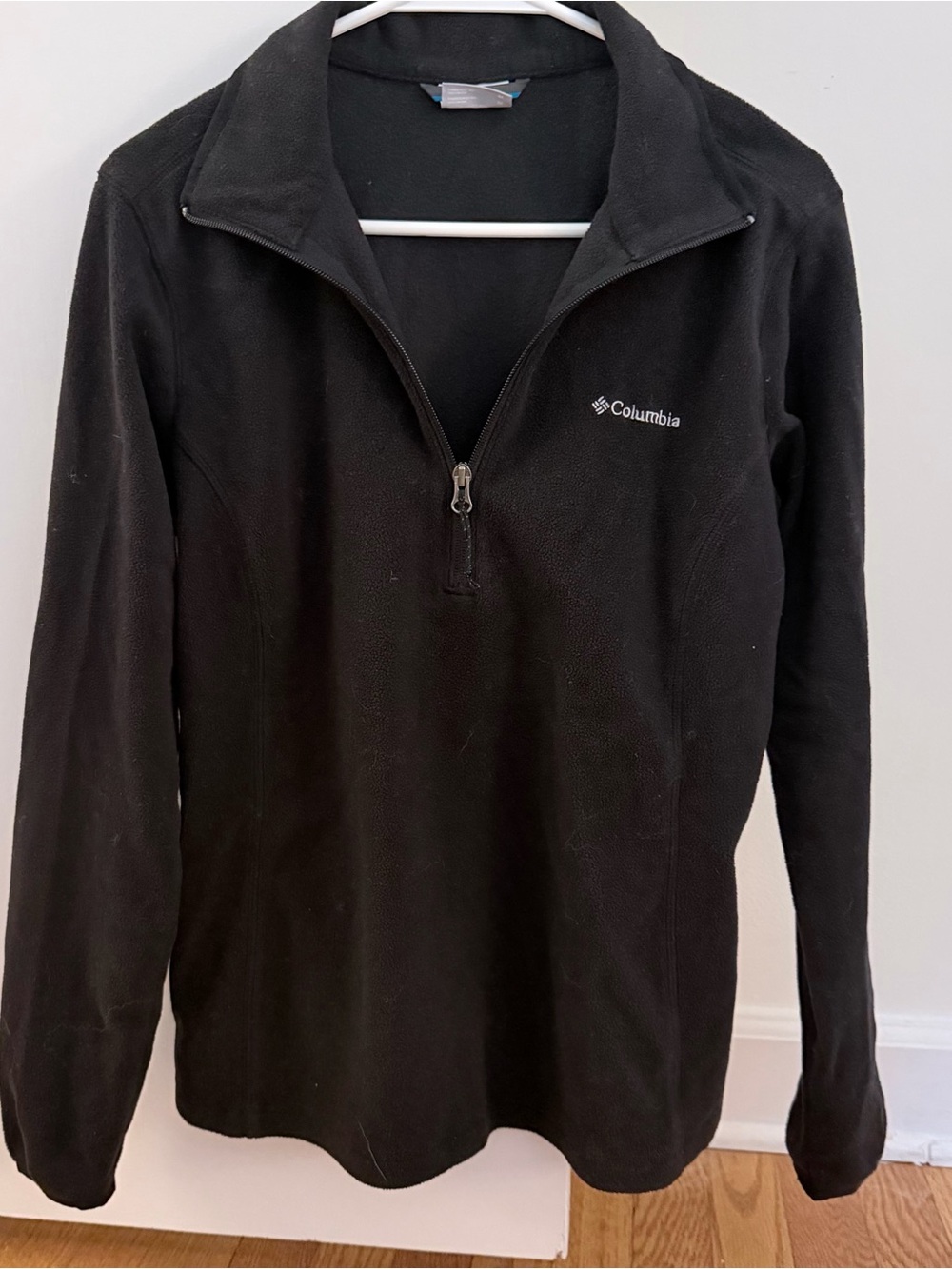 Columbia Black Half-Zip Fleece Pullover
